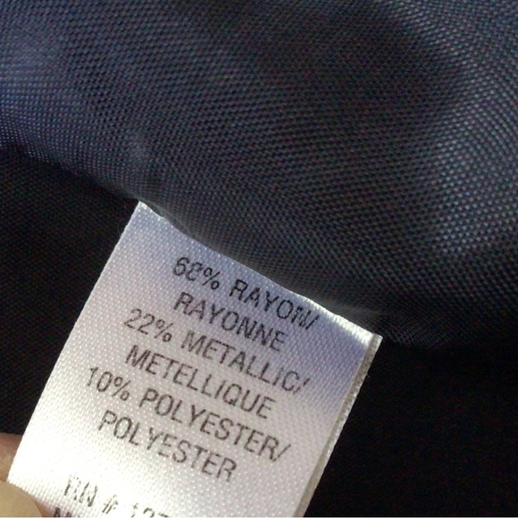 Badgley Mischka, strapless evening gown, navy, 10 - Picture 6 of 8